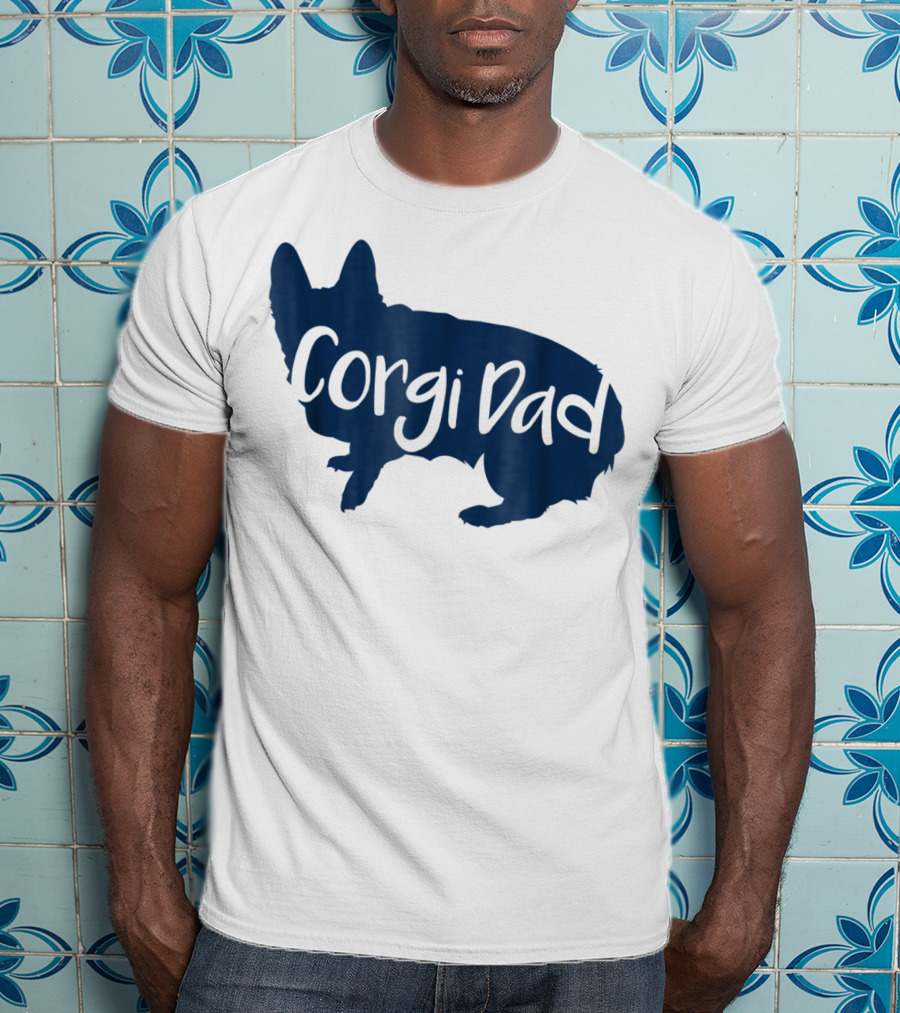 Corgi Dad CorgiLover Dog T-Shirt