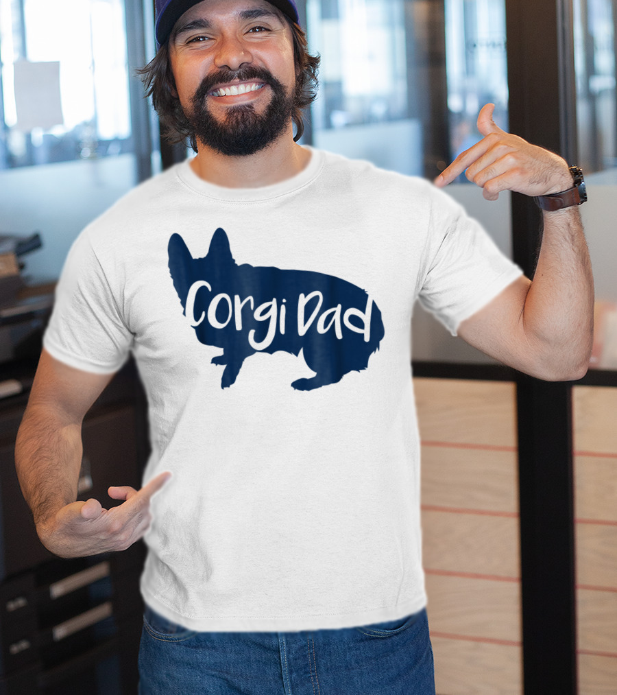 Corgi Dad CorgiLover Dog T-Shirt