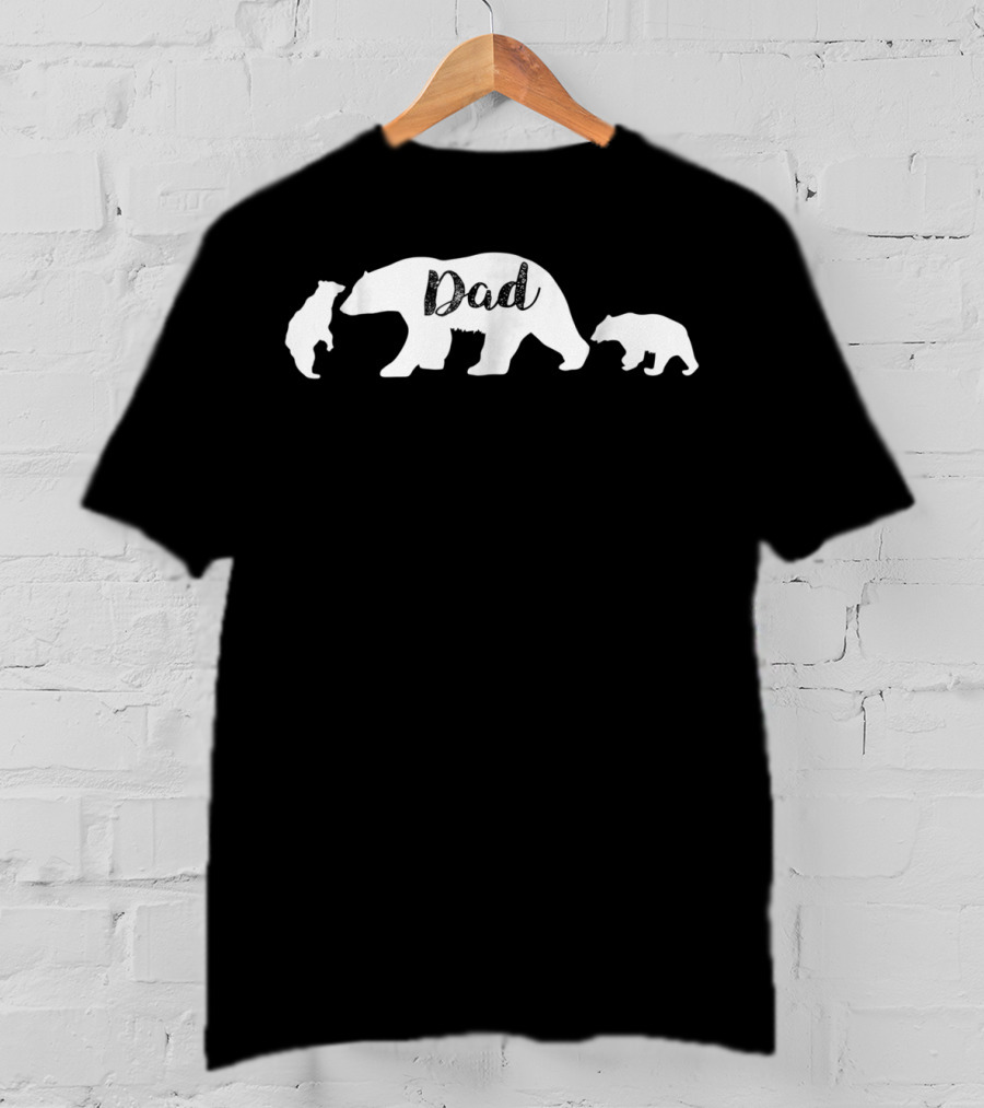 Dad Bear With Bear Cubs T-Shirt