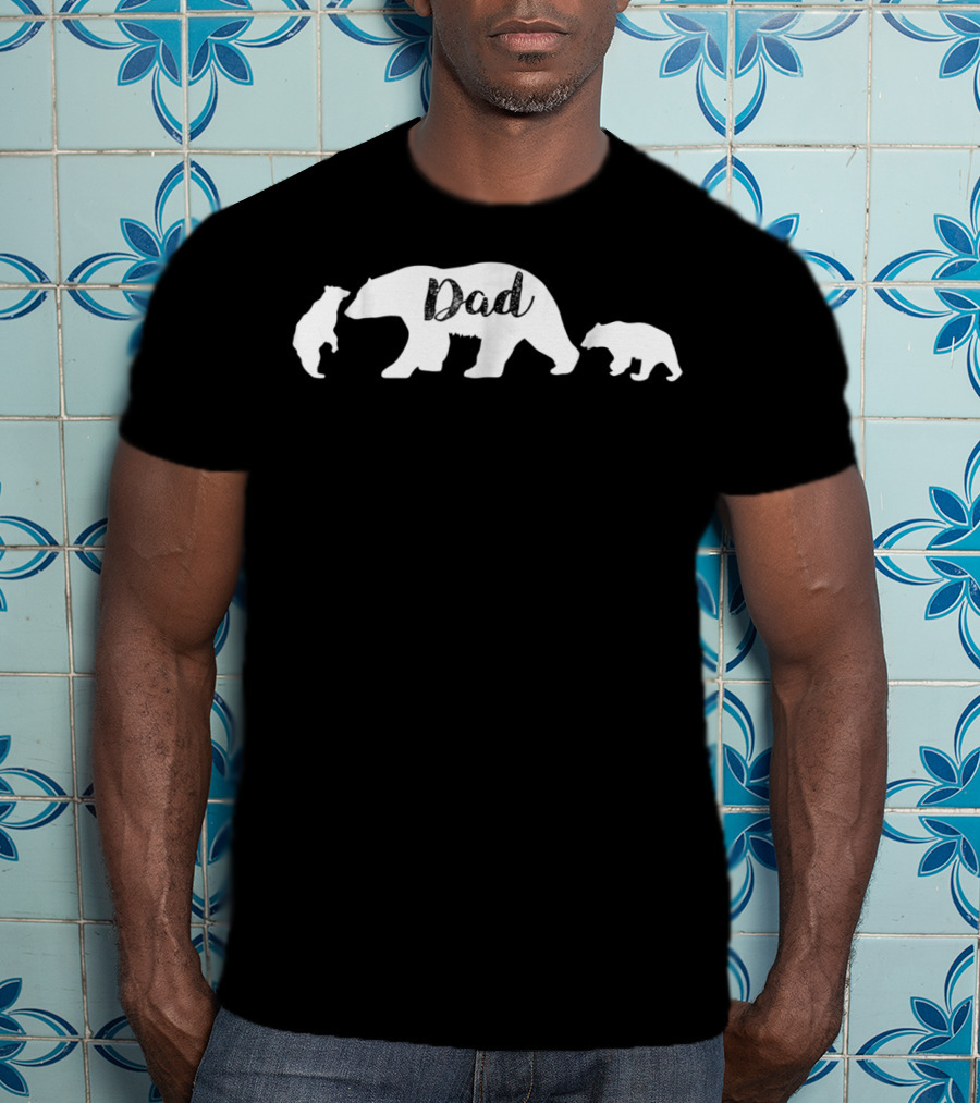 Dad Bear With Bear Cubs T-Shirt