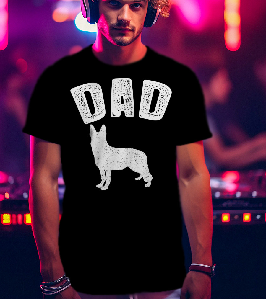 DAD GERMAN SHEPARD Matching Family T-Shirt