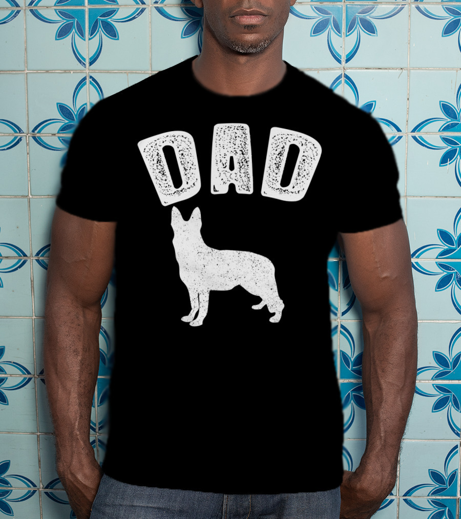 DAD GERMAN SHEPARD Matching Family T-Shirt