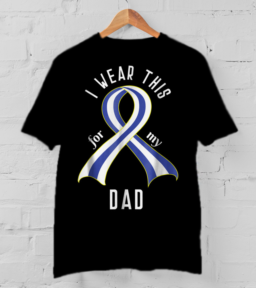 I Wear This ALS Awareness Ribbon For My Dad T-Shirt