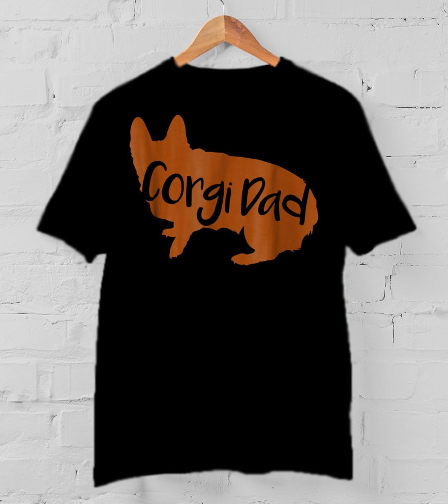 Corgi Dad Lover Dog T-Shirt