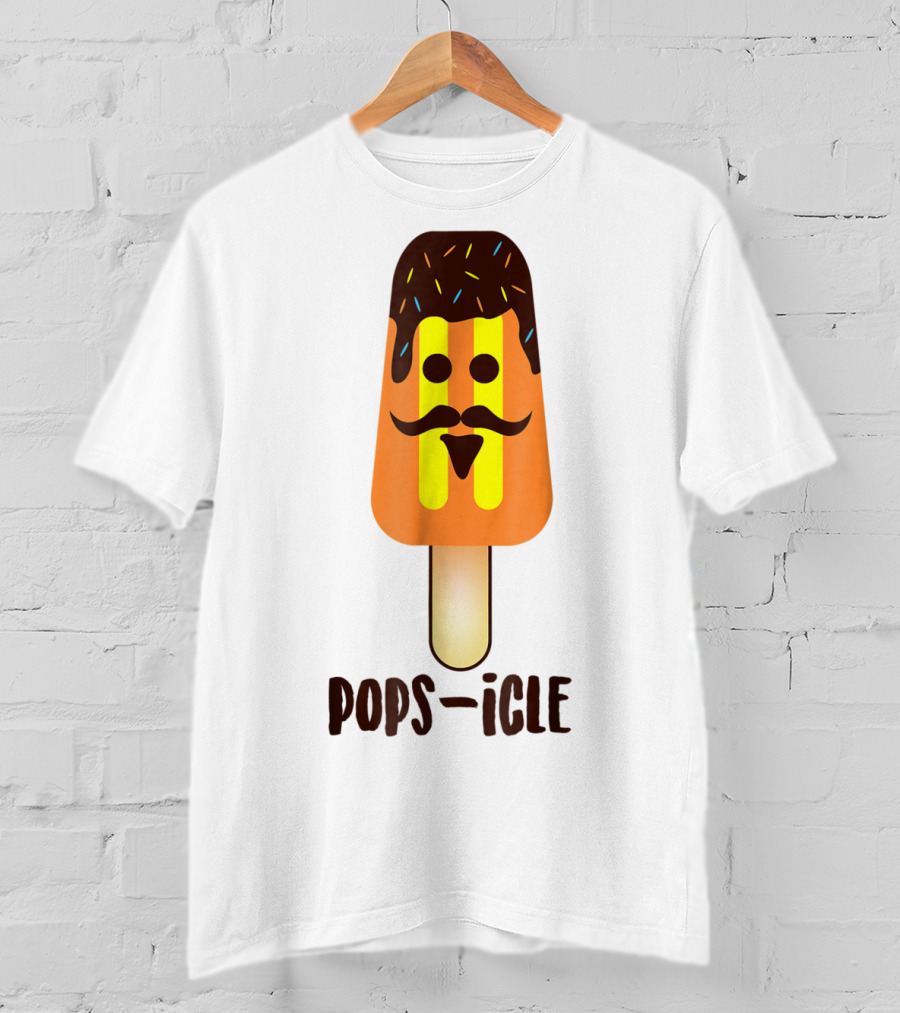 Dad Day Pops-icle Ice Pop Dy Papa54 T-Shirt
