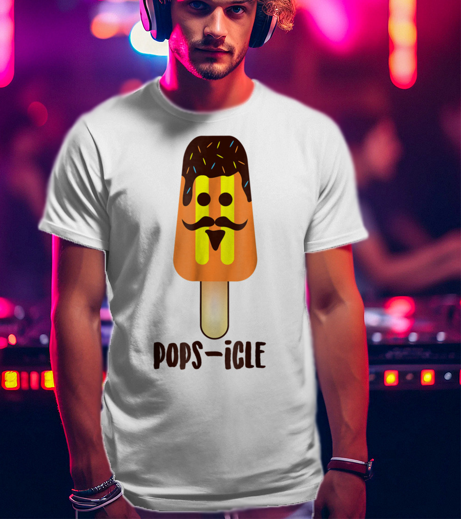 Dad Day Pops-icle Ice Pop Dy Papa54 T-Shirt