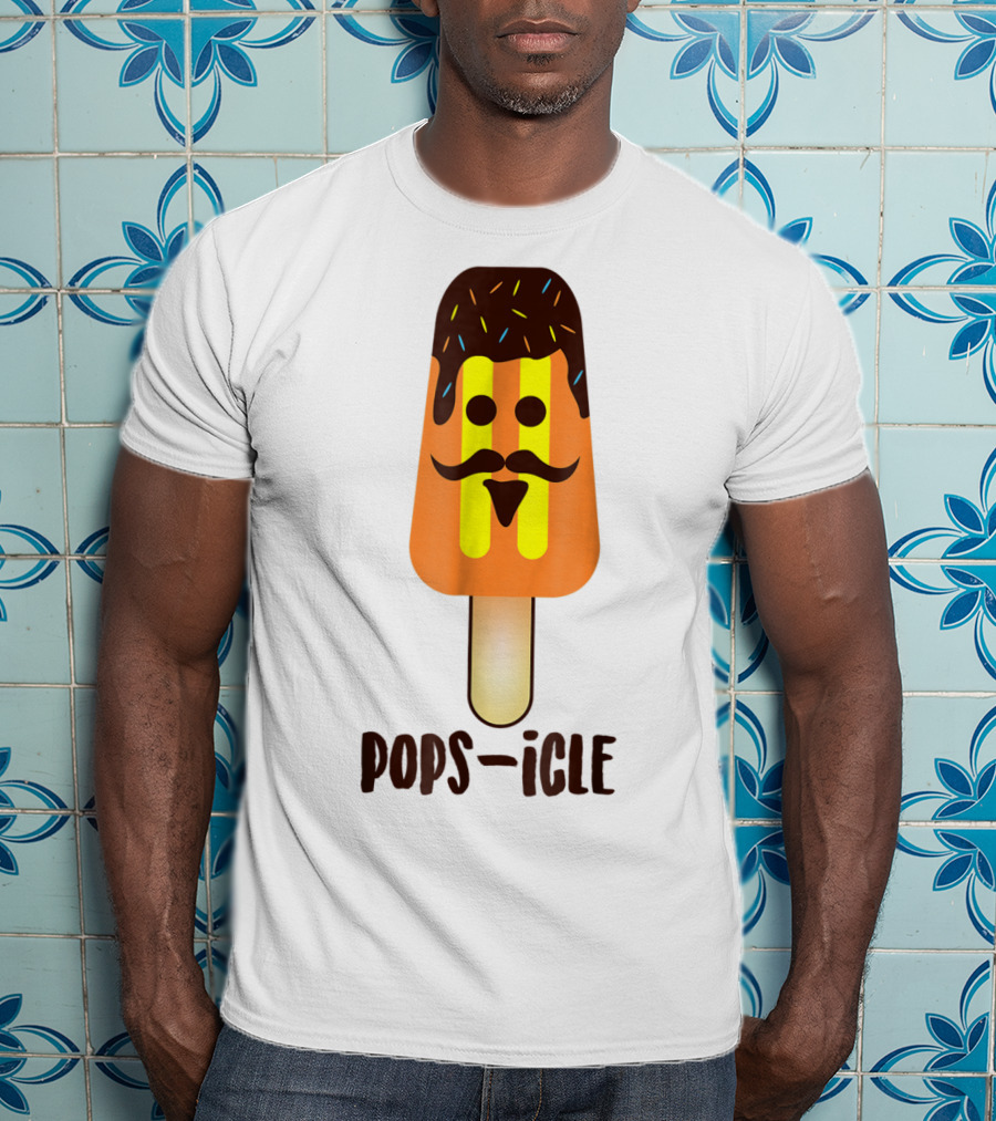 Dad Day Pops-icle Ice Pop Dy Papa54 T-Shirt