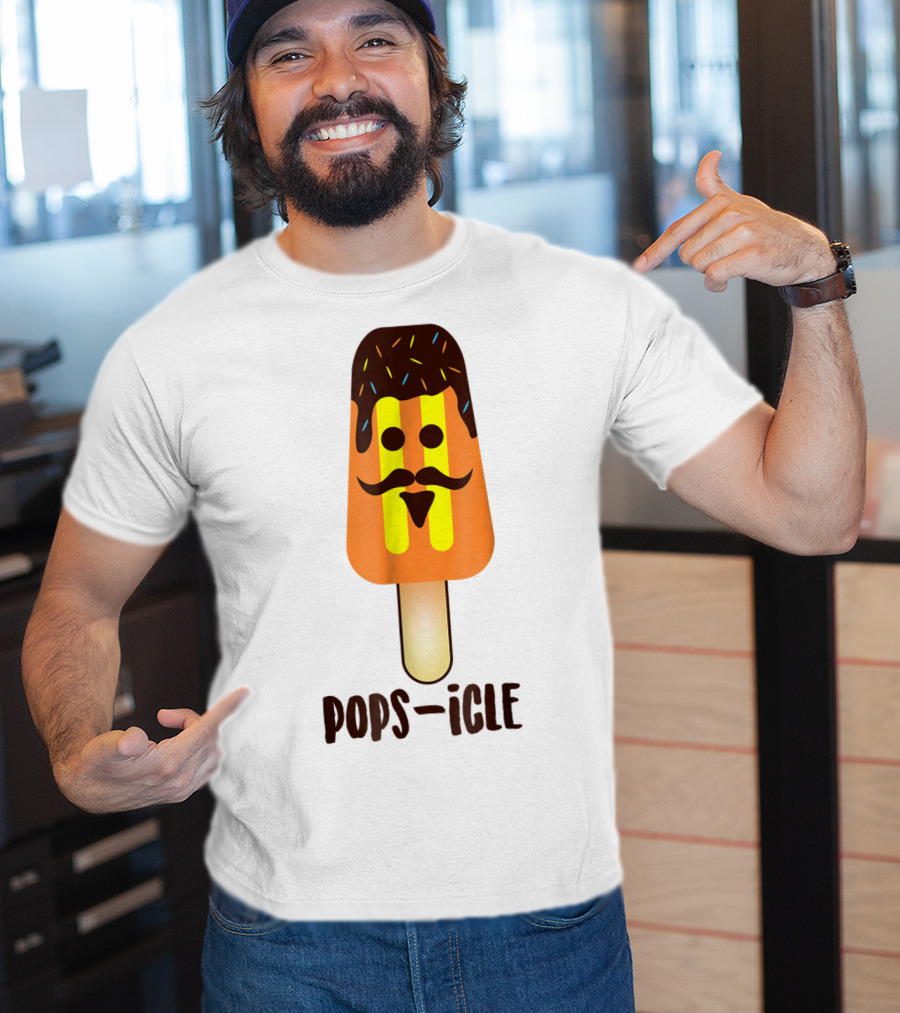 Dad Day Pops-icle Ice Pop Dy Papa54 T-Shirt