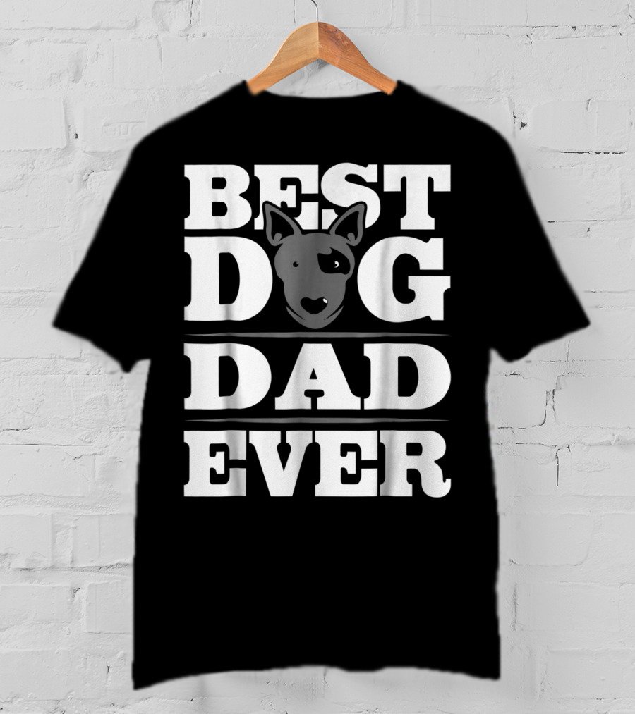 Best Dog Dad Ever Dog Lover Puppy Parent Dog Rescue Dad T-Shirt