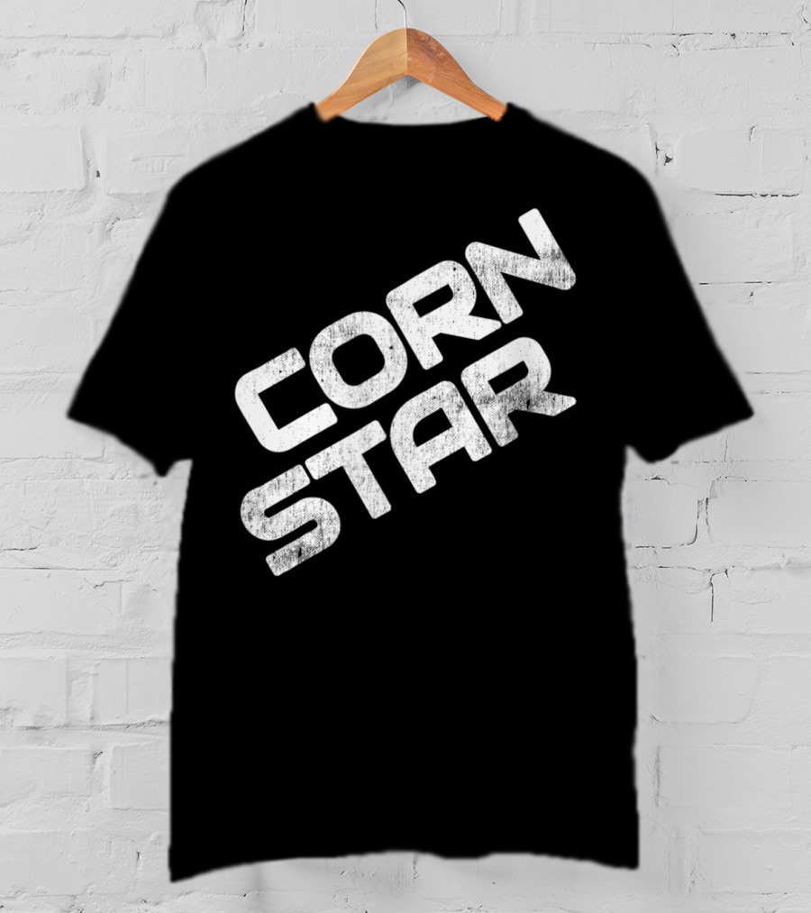 Corn Star Funny Dad Fathers Cornhole Bar Beer Toss Game T-Shirt