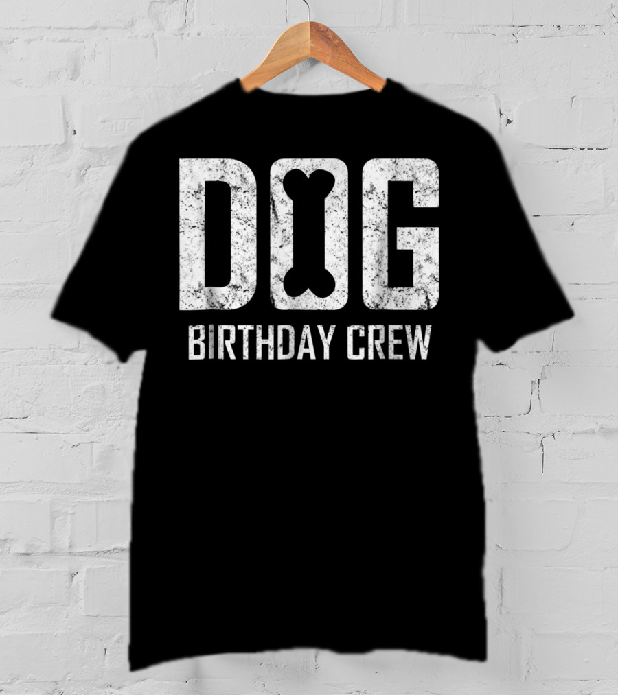 Dog Birthday Crew Dog Mom Dog Dad Party Crew37 T-Shirt
