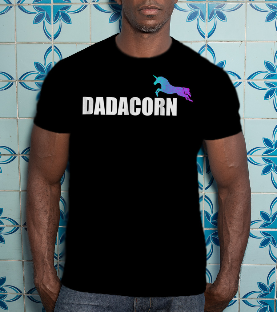Dadacorn Unicorn Daddy Dad T-Shirt