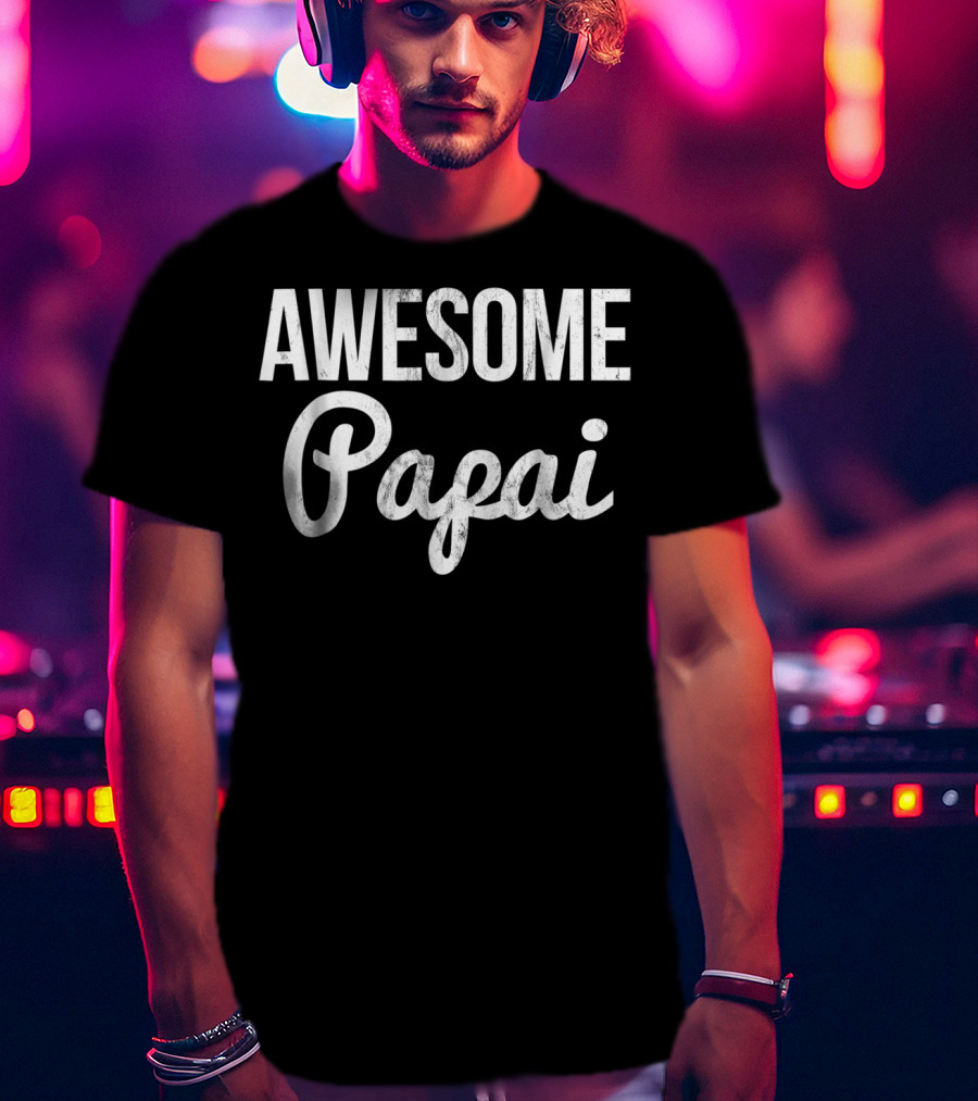 Awesome Papai Brazilian Dad T-Shirt