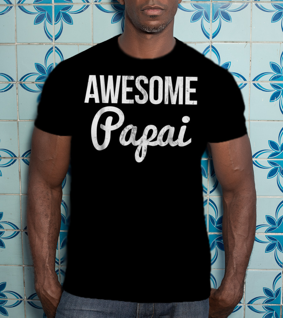Awesome Papai Brazilian Dad T-Shirt