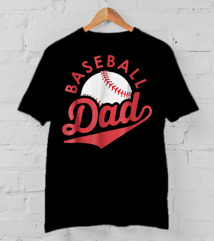 Baseball Dad Funny Softball T-Shirt