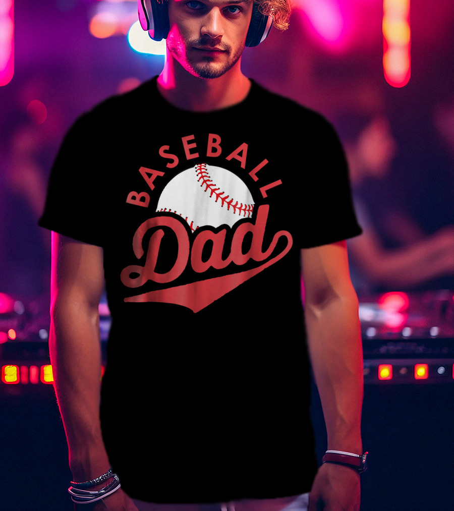 Baseball Dad Funny Softball T-Shirt