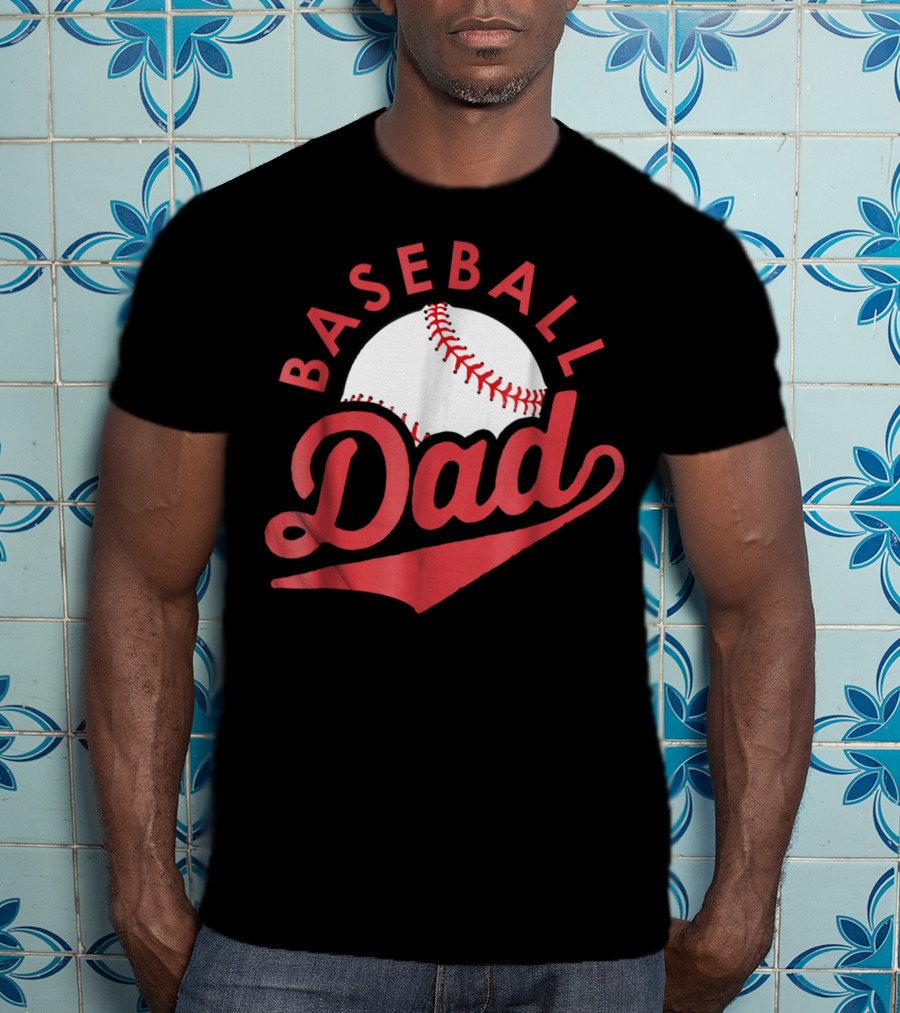Baseball Dad Funny Softball T-Shirt