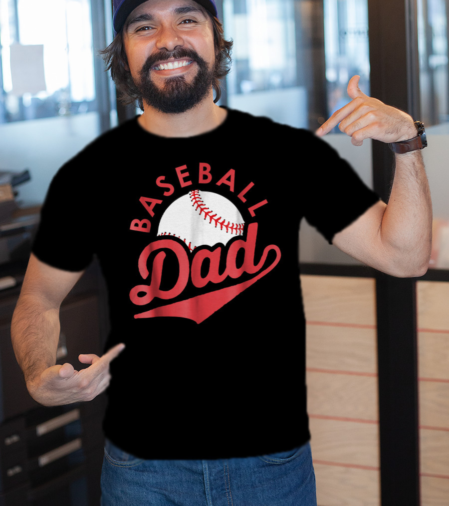 Baseball Dad Funny Softball T-Shirt