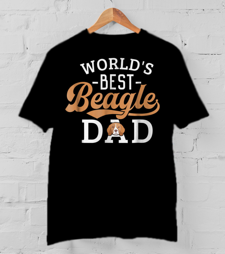 World's Best Beagle Dad T-Shirt