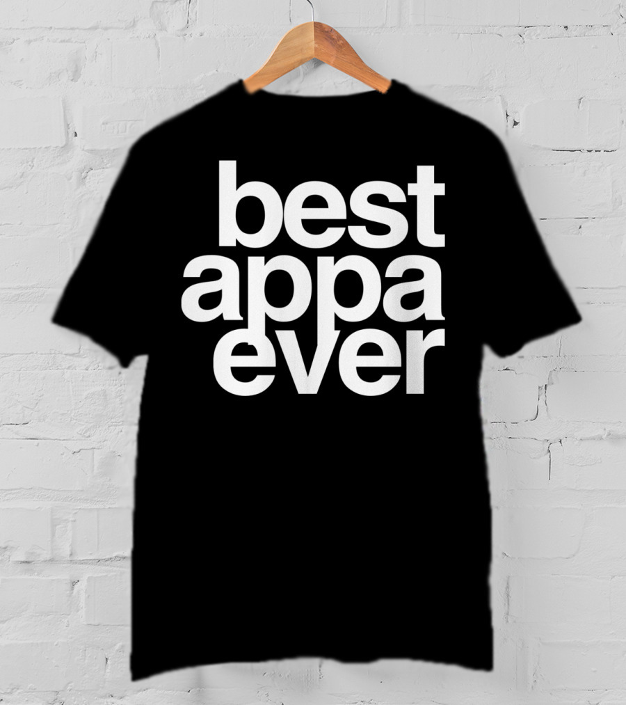 Best Appa Ever Korean Dad T-Shirt