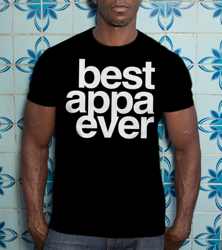 Best Appa Ever Korean Dad T-Shirt