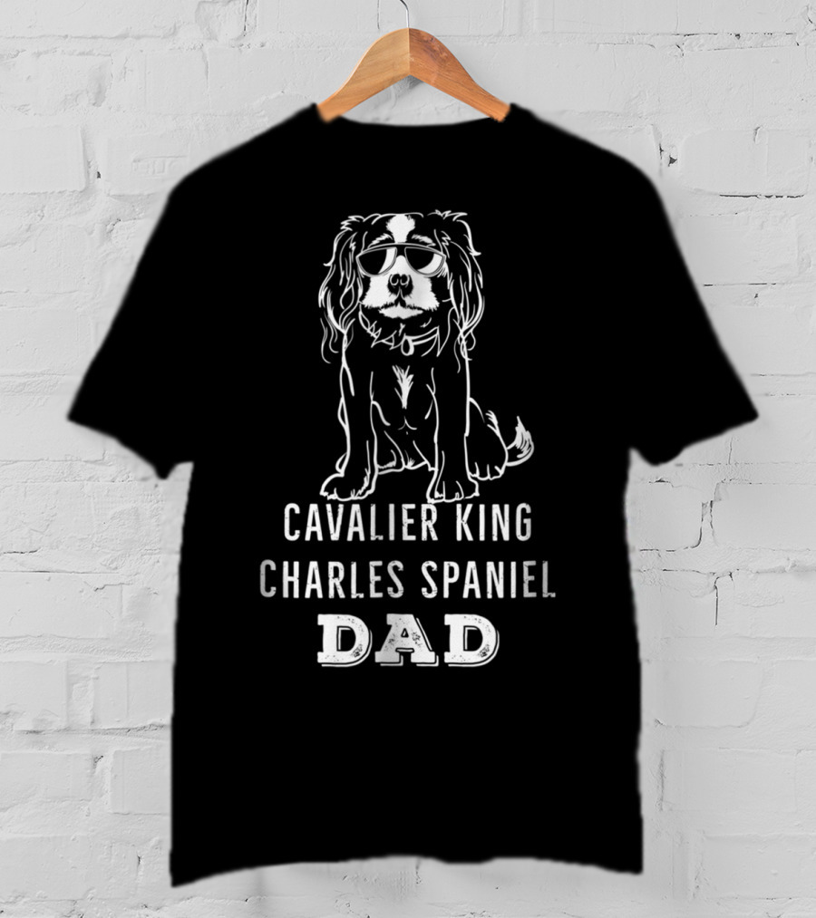 Cavalier King Charles Spaniel Dad T-Shirt