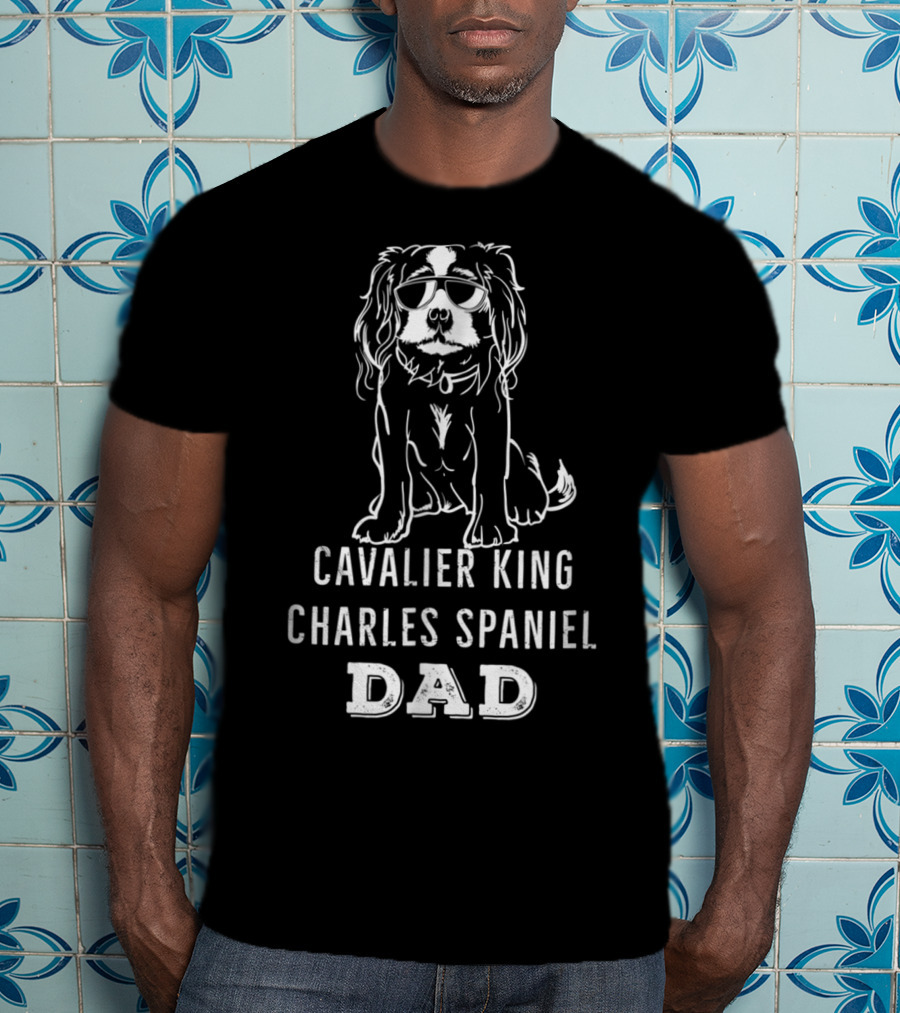 Cavalier King Charles Spaniel Dad T-Shirt