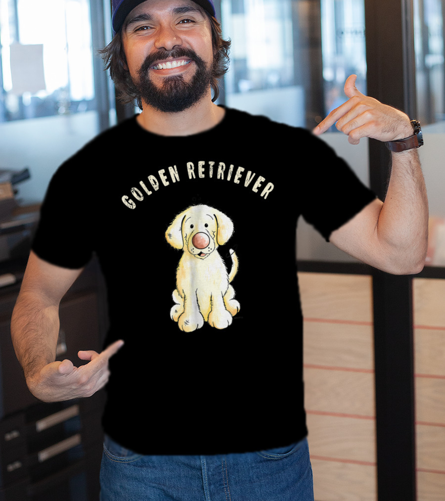 Golden Retriever Puppy For Dog Mom Or Dad T-Shirt