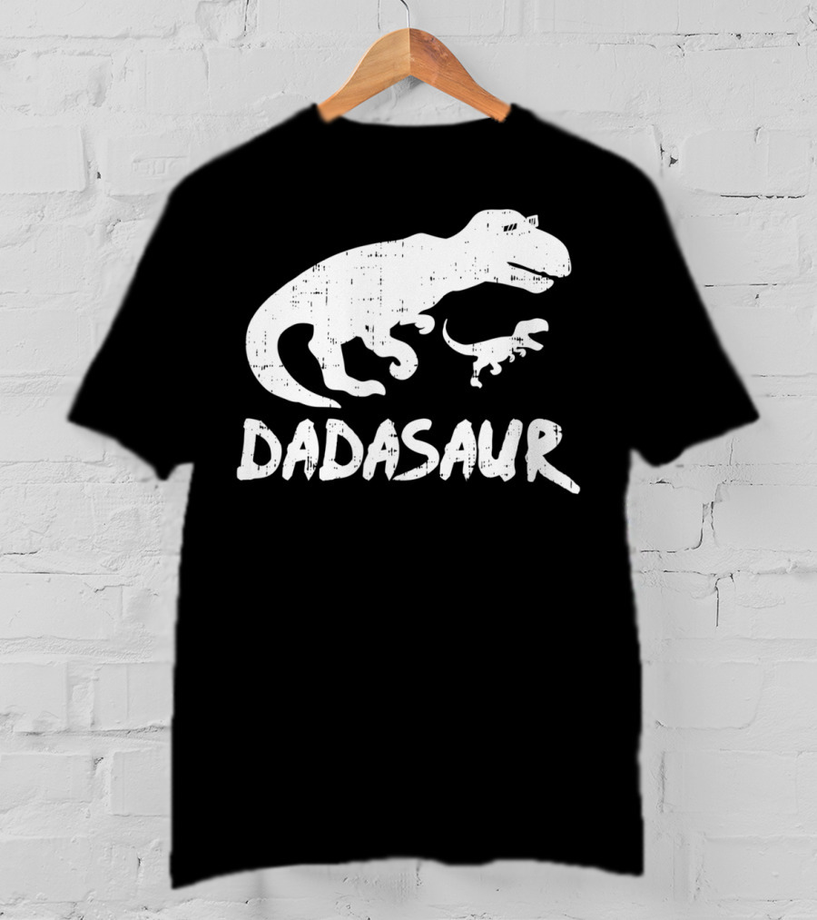 Dadasaur Funny TRex Dinosaur Dad Dadasaurus T-Shirt