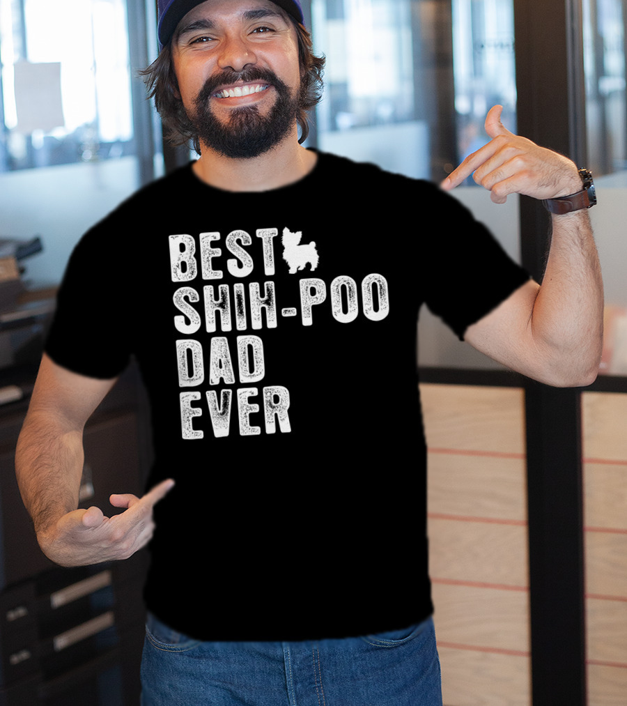 Best Shih-Poo Dad Ever T-Shirt