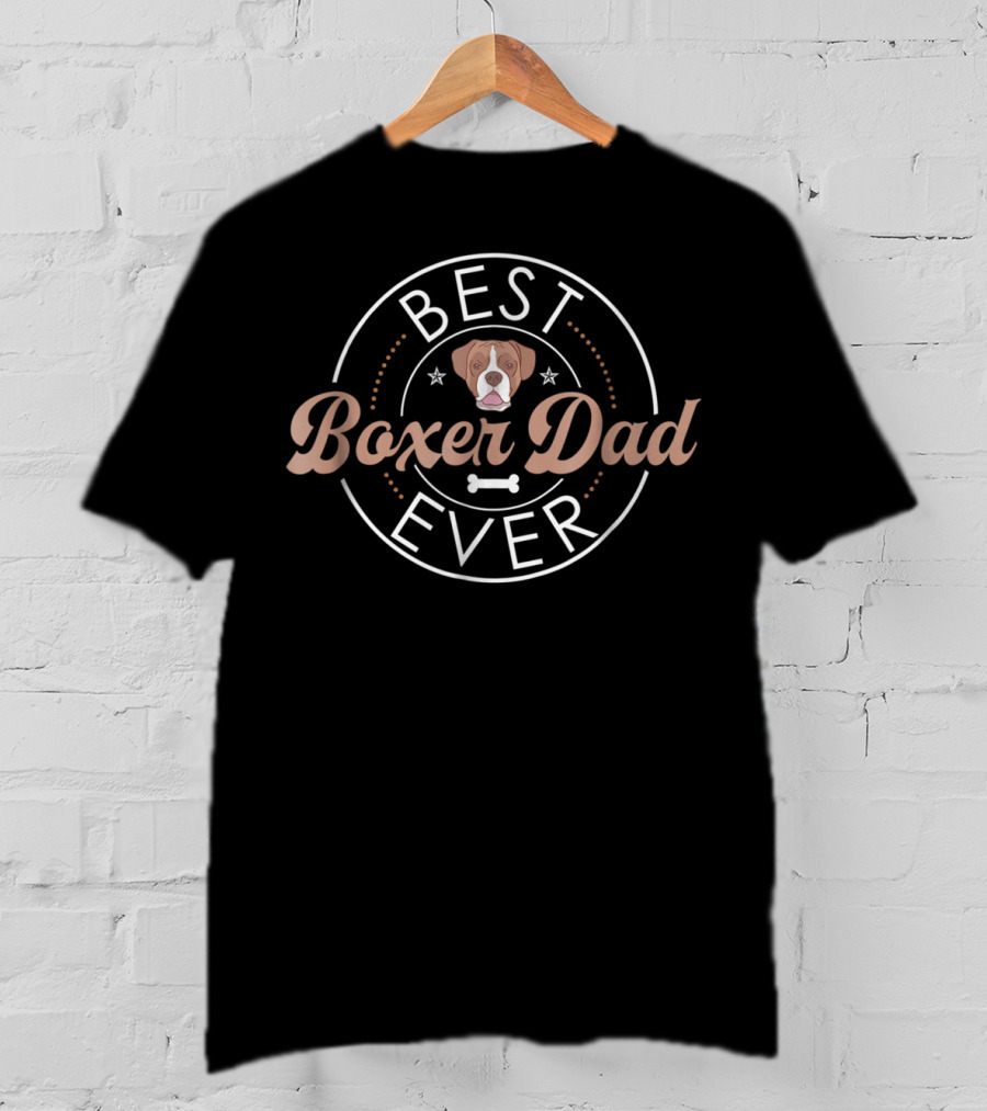 Best Boxer Dad Ever Funny T-Shirt