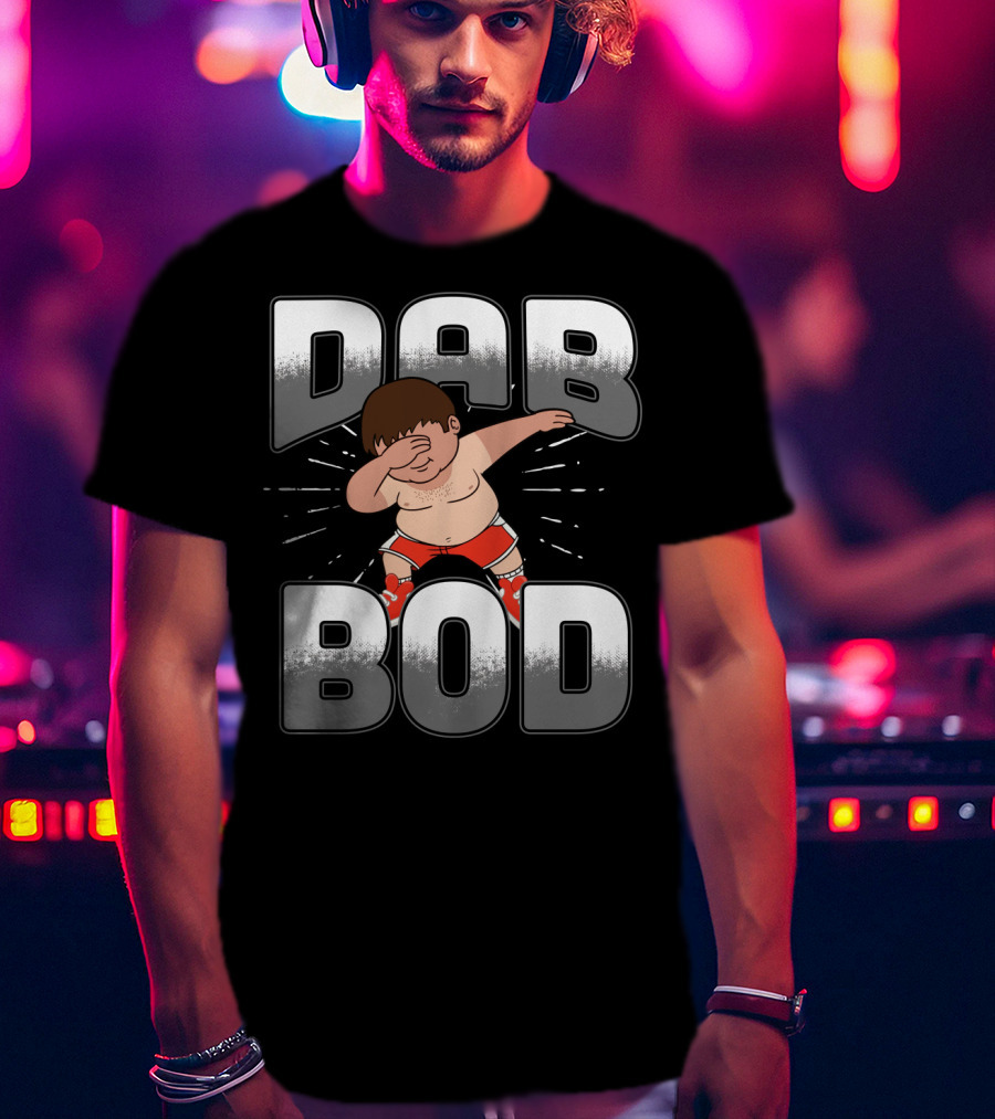 Dabbing Dad Bod Fun T-Shirt