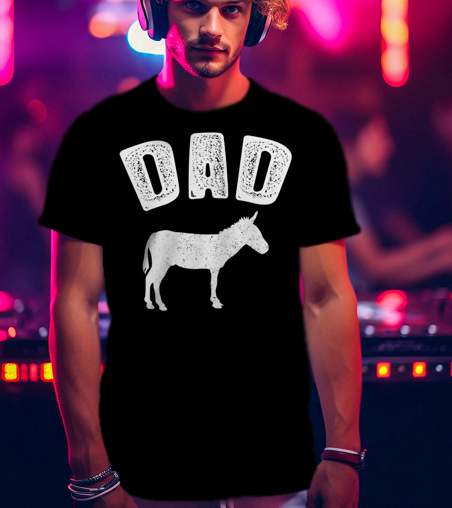 DAD DONKEY Family Matching T-Shirt