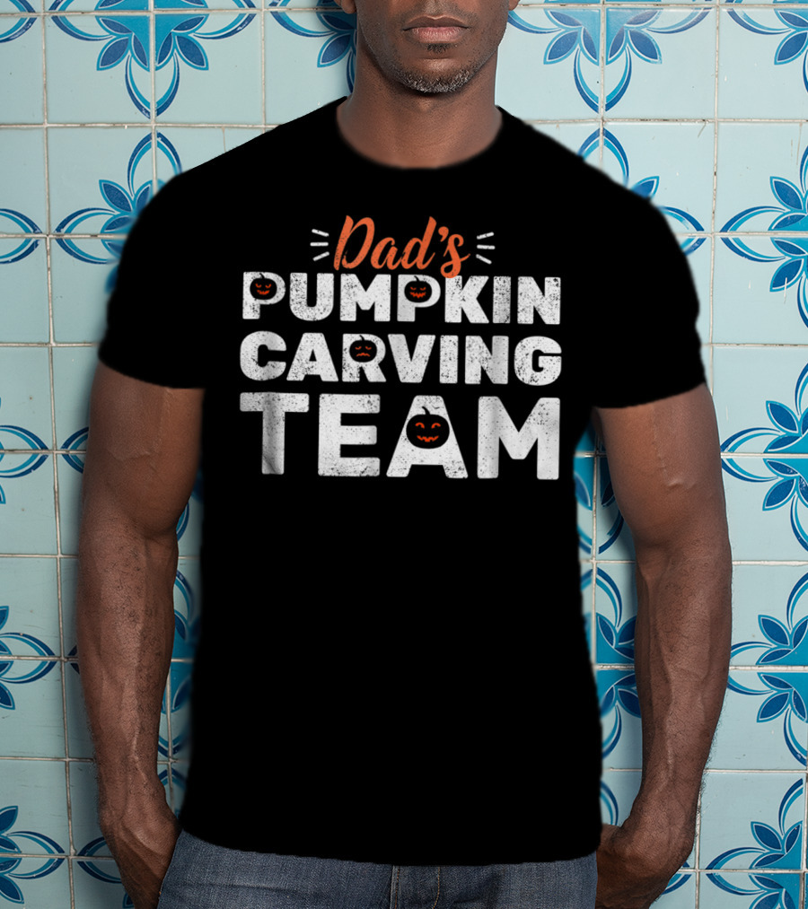 Dad's Pumpkin Carving Team T-Shirt