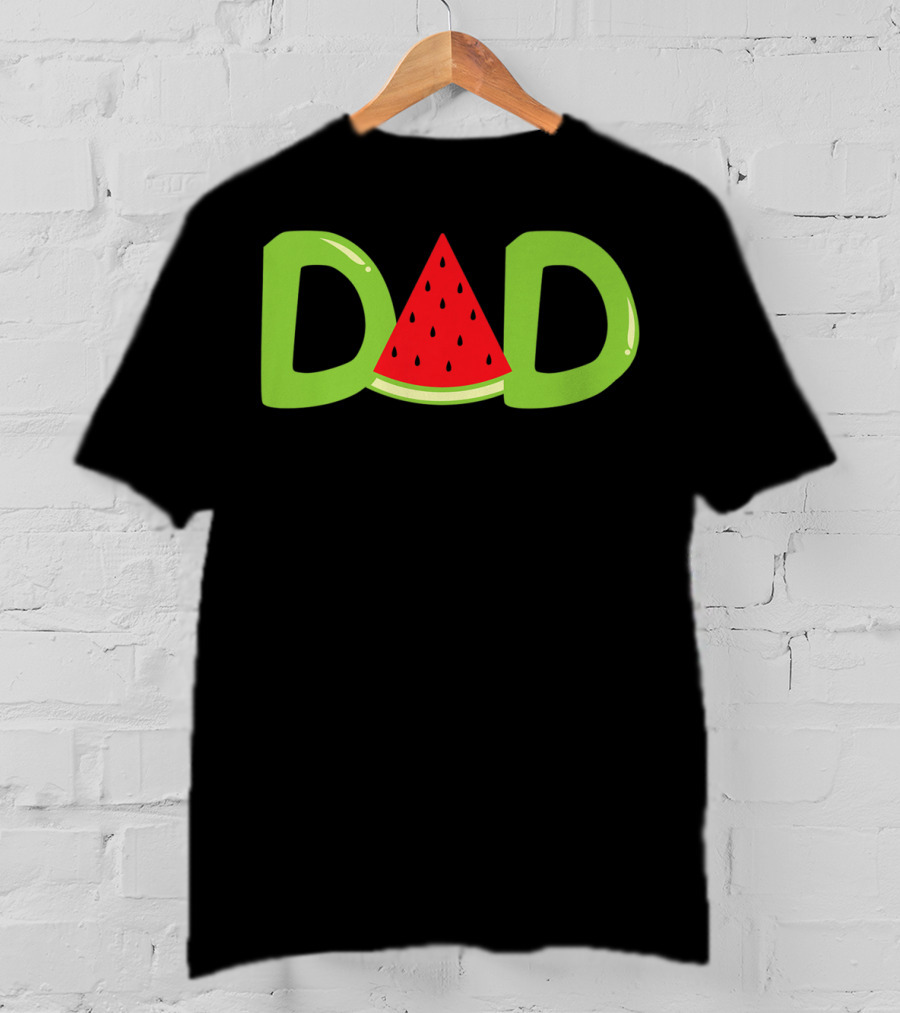 DAD Funny Summer Watermelon Lover T-Shirt