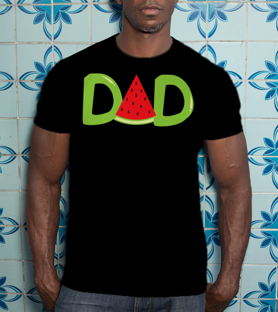 DAD Funny Summer Watermelon Lover T-Shirt