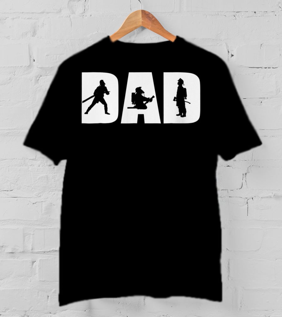 Dad Firefighter Family Legend Hero T-Shirt