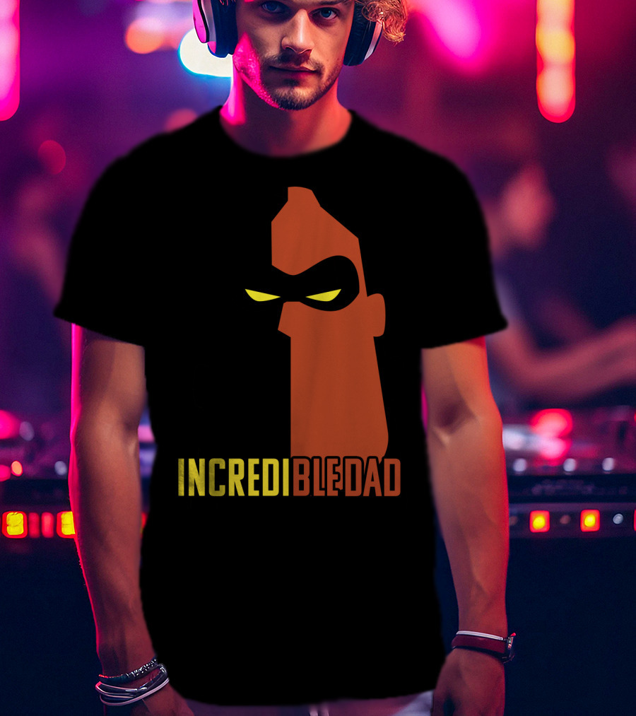 Disney Pixar Incredibles 2 IncrediBle Dad Hero Mask T-Shirt