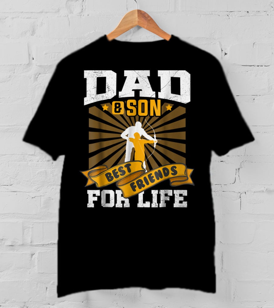 Dad Son Best Friends Archer Life T-Shirt