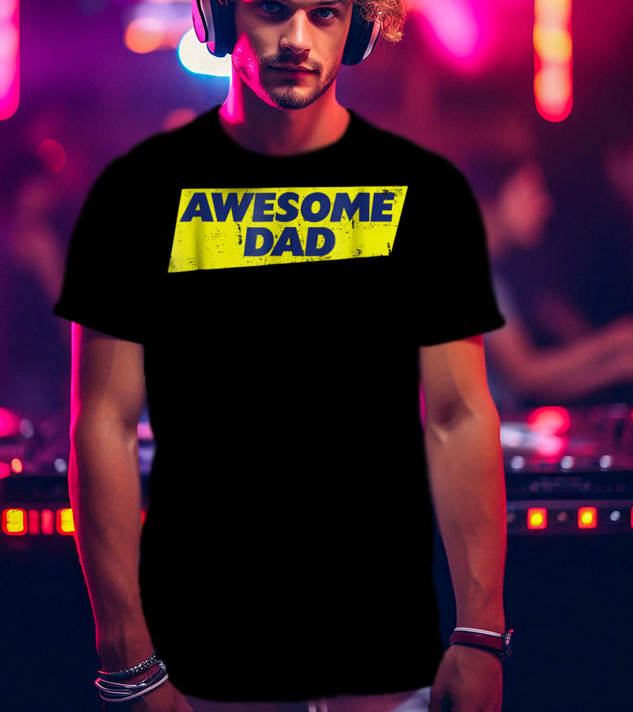 AWESOME DAD Vintage Style Design59 T-Shirt
