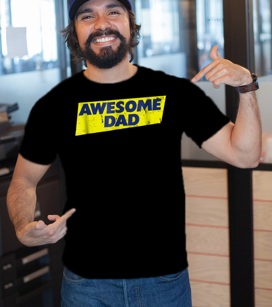 AWESOME DAD Vintage Style Design59 T-Shirt