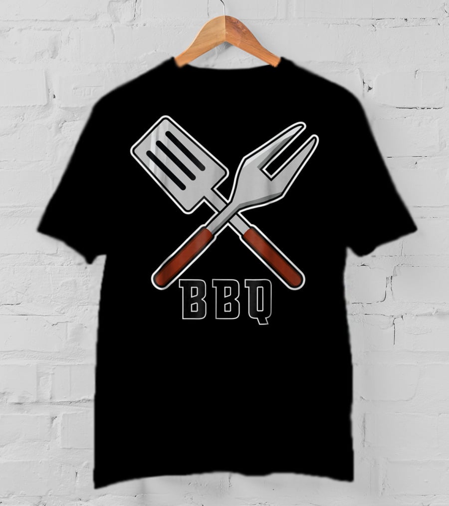 BBQ Pit Master Barbecue Tools Set Grilling Fork Spatula T-Shirt