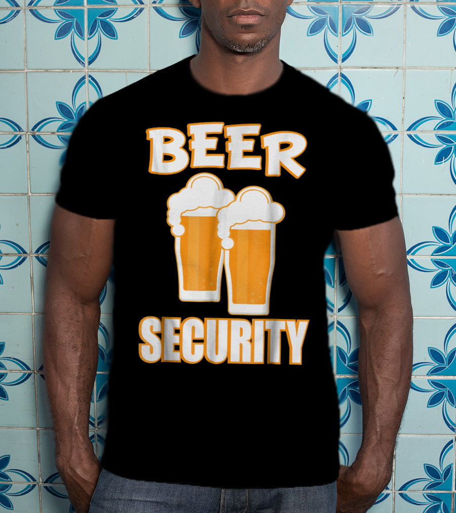 Beer Security Cool Dad T-Shirt