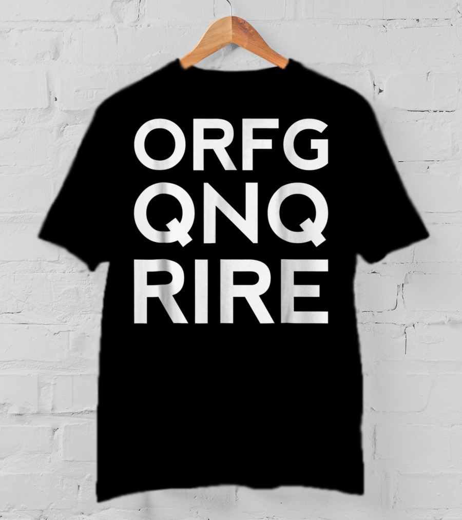 ORFG QNQ RIRE ROT13 GeekNerd Dads White Text65 T-Shirt