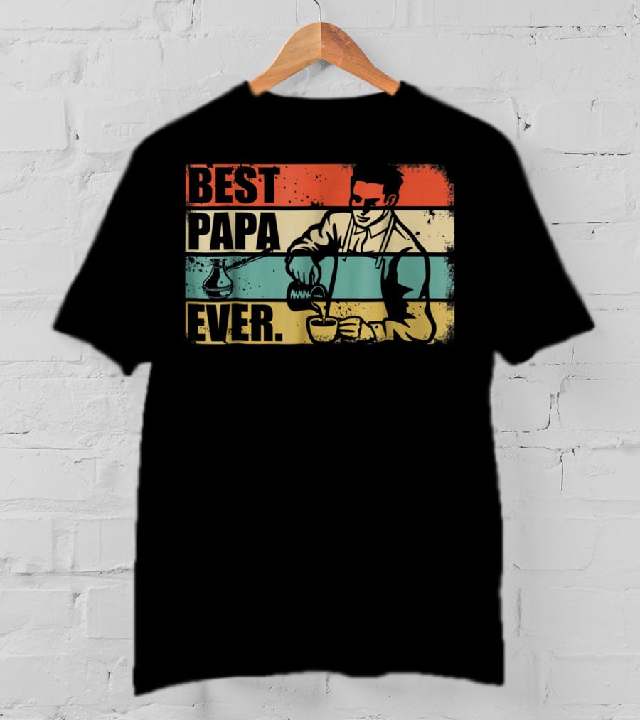Best PAPA Ever Barista T-Shirt