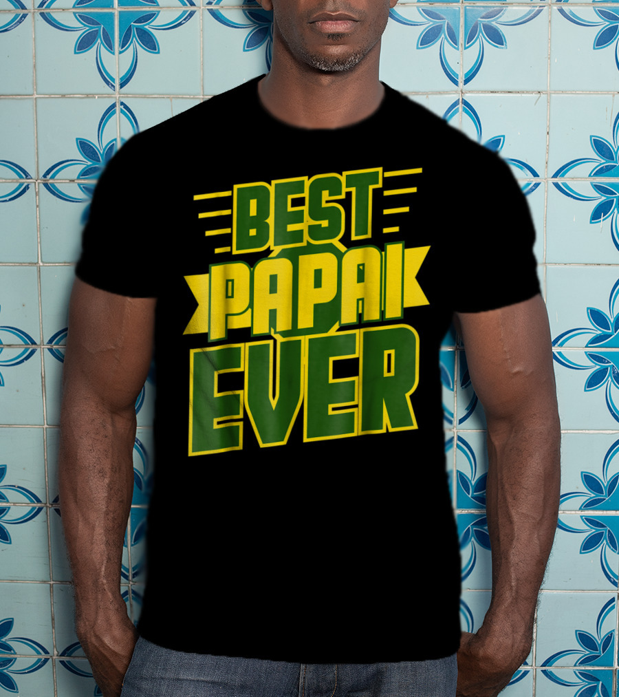 Best Papai Ever Awesome Brazilian Dad Brazil T-Shirt