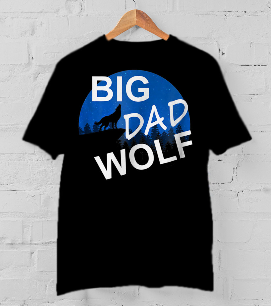 Big Dad Wolf Howling At The Moon 69 T-Shirt