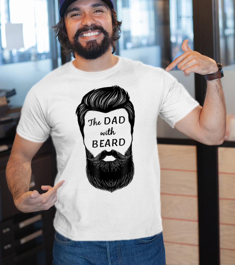 The Awesome Dad With Beard T-Shirt