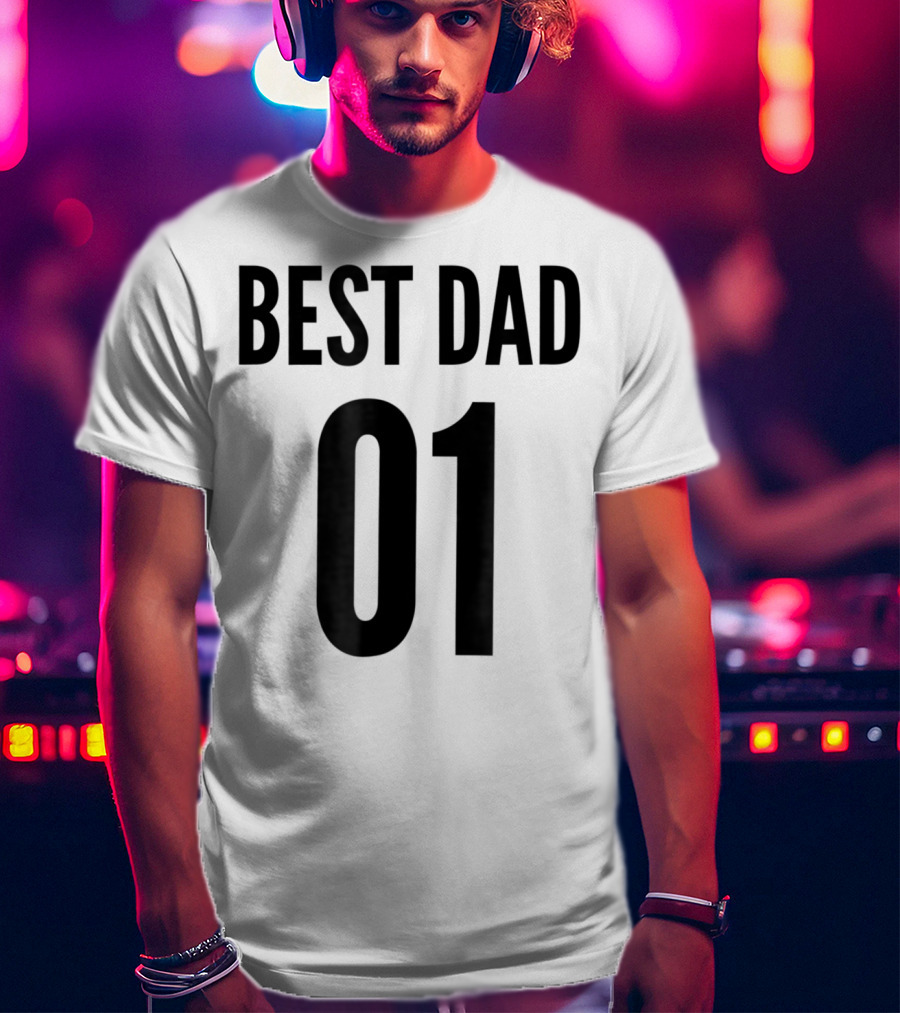 Best Dad 01 Number 1 Dad T-Shirt