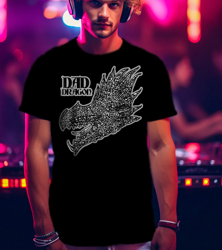 Dad Dragon Birthday Dragons82 T-Shirt